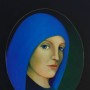 Blauwe kap<br />30x24